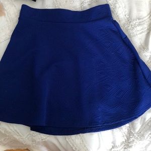 Blue skirt